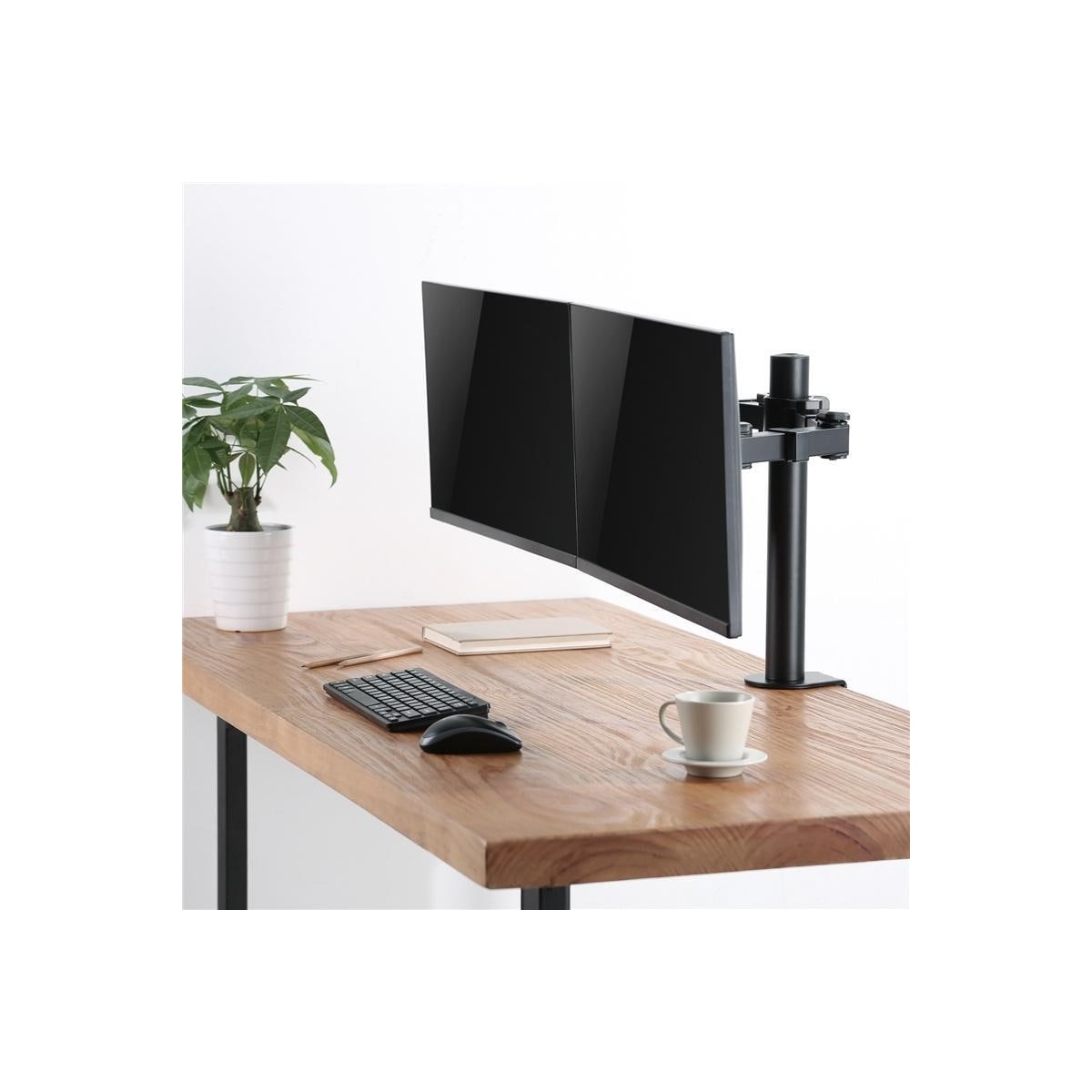 LogiLink Monitorarm dubbel 17-32