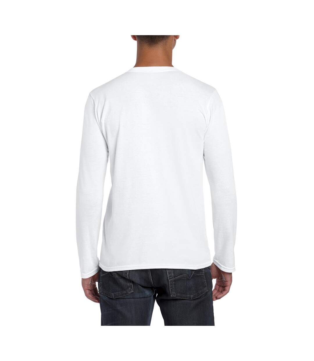 Gildan - T-shirt à manches longues - Hommes (Blanc) - UTBC488