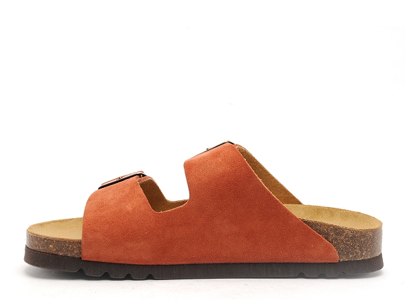 Scholl mules et sabots plats femme josephine 30050 orange