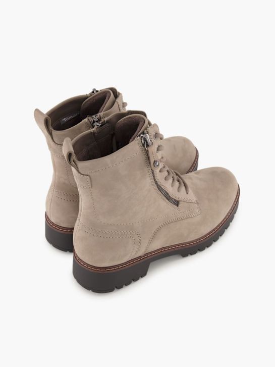 Tamaris Schnür-Stiefelette Taupe