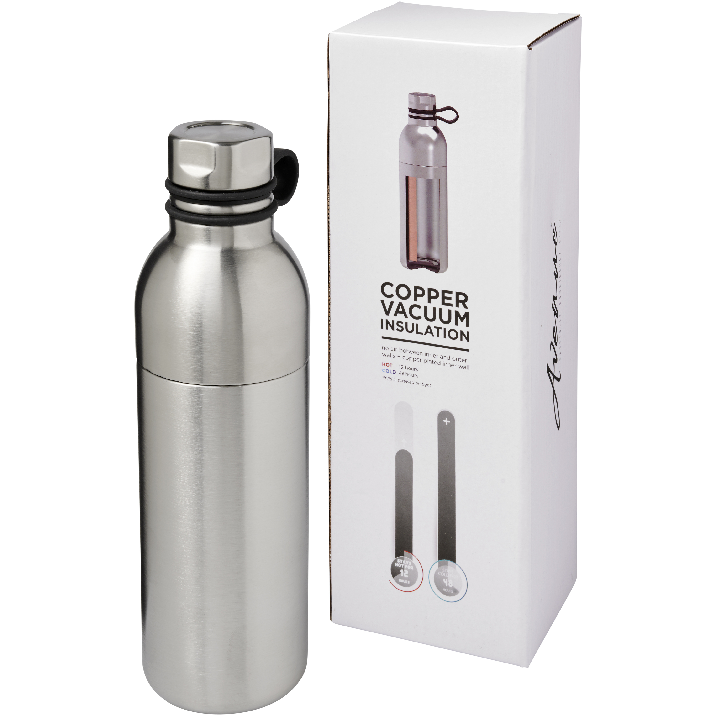 EgotierPro 100588 - Bouteille Sport Isotherme Cuivre 590ml Koln