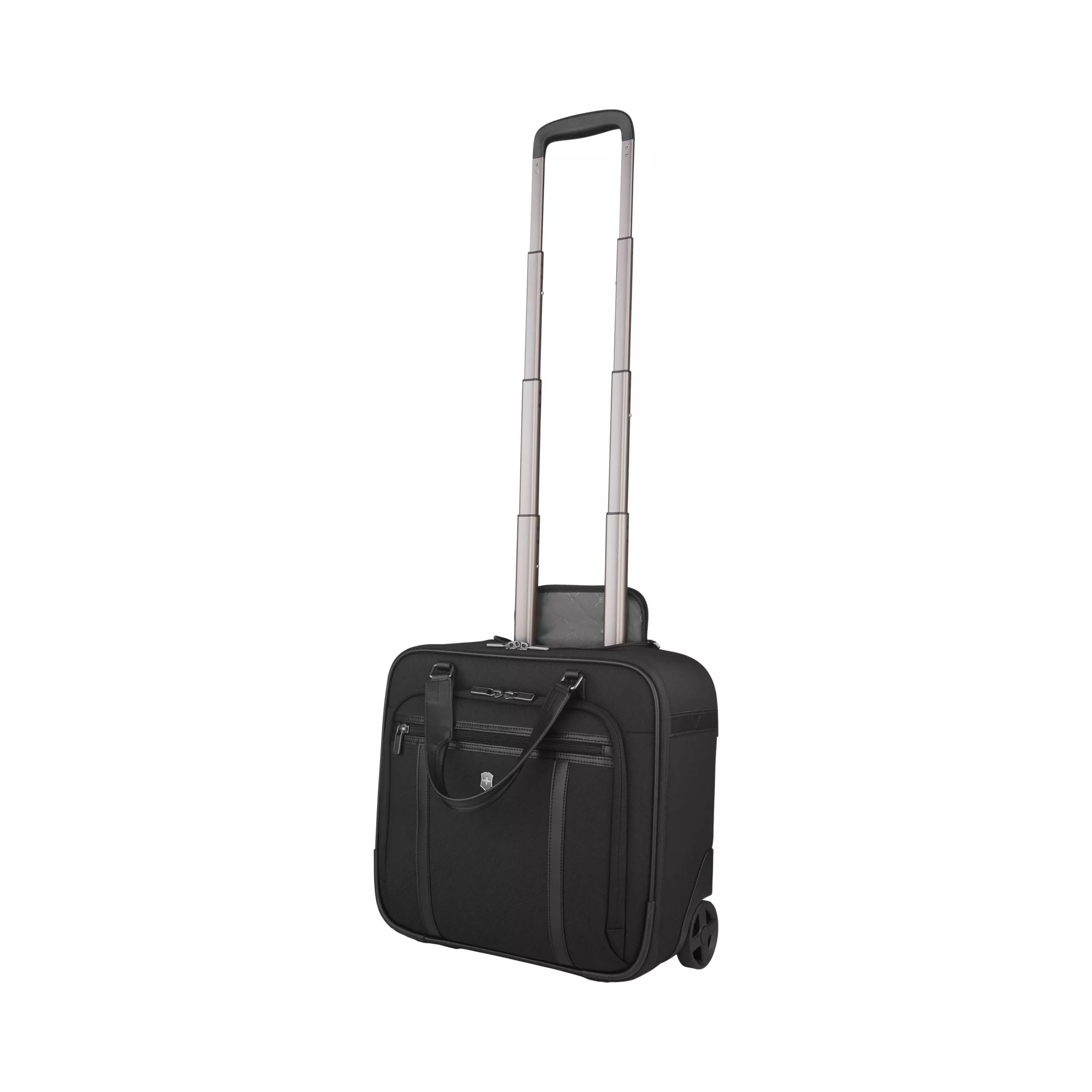 Werks Professional CORDURA® Wheeled Business Brief Compact-schwarz