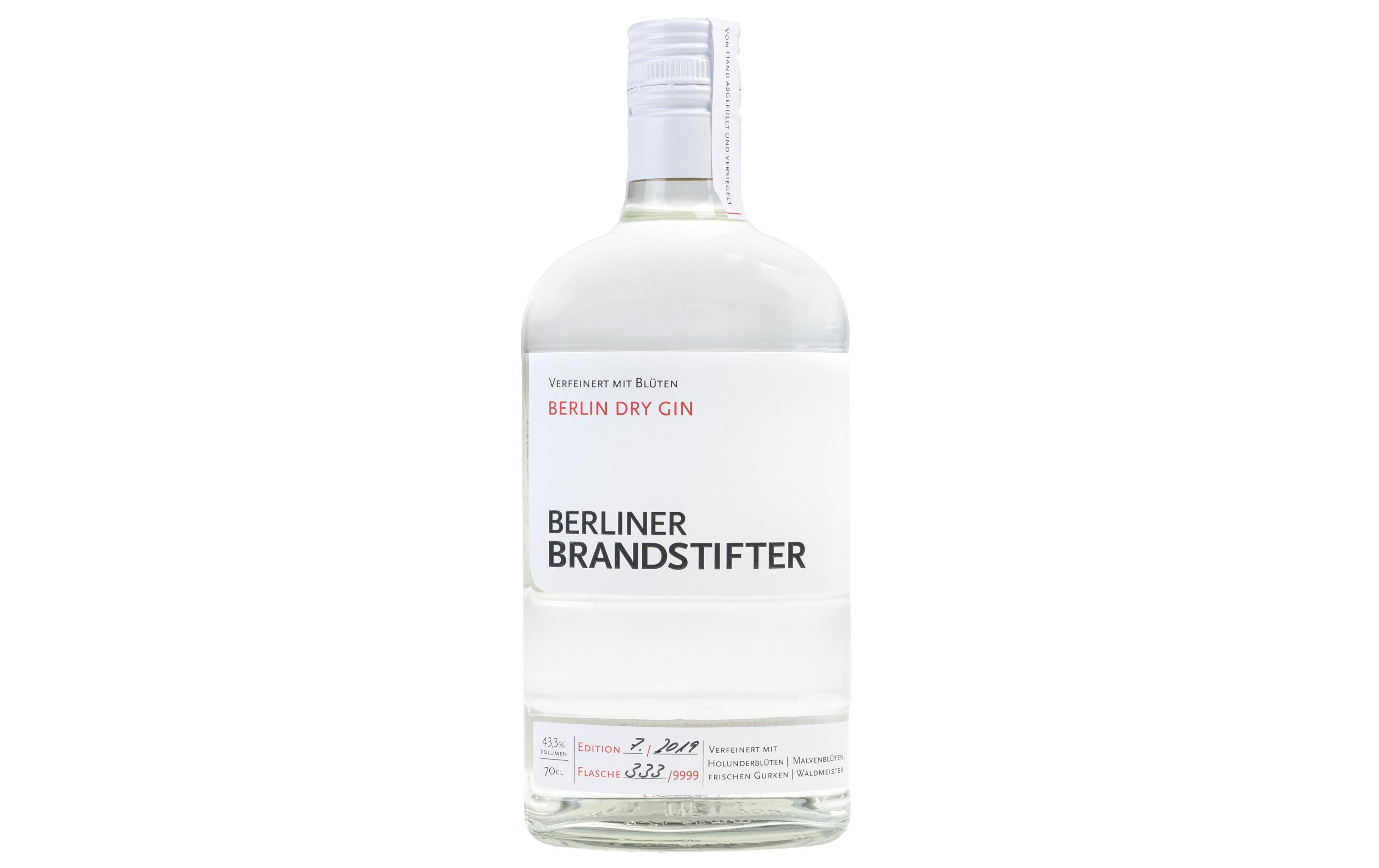 Dry Gin 0.7 lHochprozentige Spirituosen Spezialität auf der Basis von Wacholder