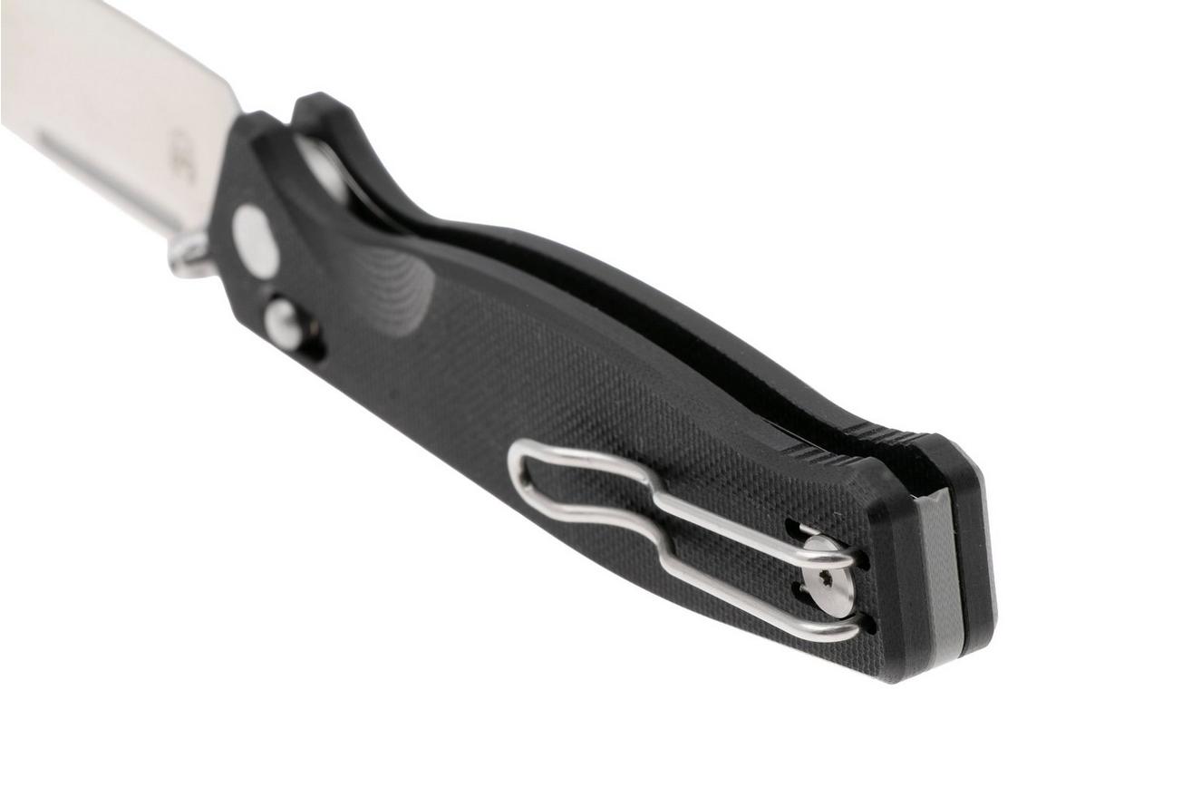 Real Steel Huginn Compact 7653BS, Satin VG-10, Black G10 zakmes, Ivan Braginets design