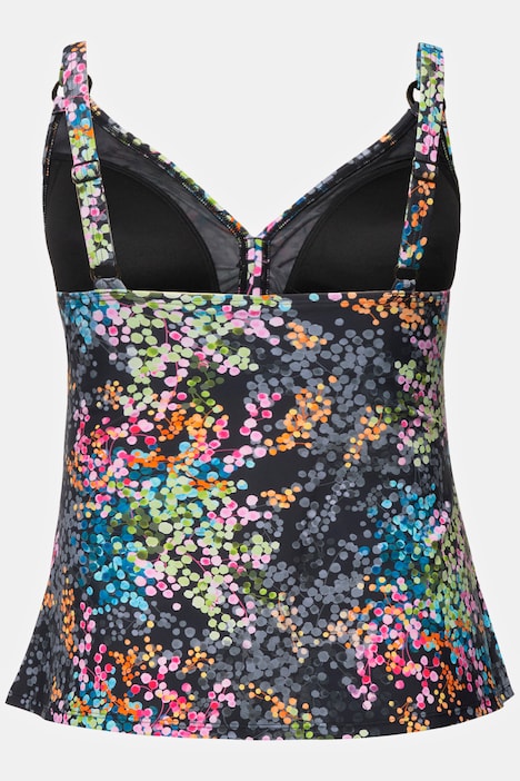 Tankini, Pünktchen, Softcups, Drapierung