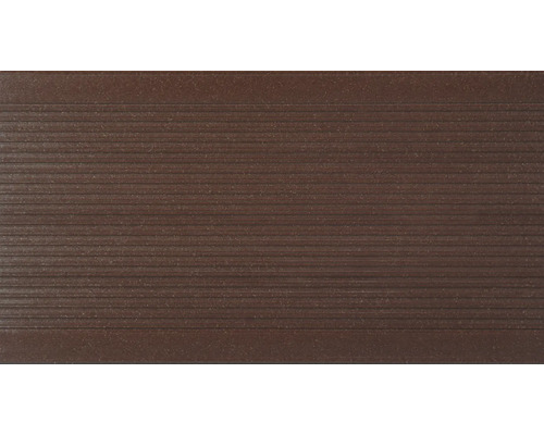 Konsta WPC terrasplank Masivo massief profiel mat 26x145 mm (per meter vanaf 1,00 m tot max. 6,00 m) donkerbruin