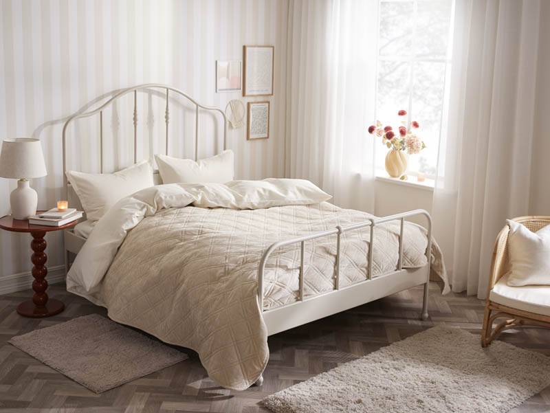 Lago sengeteppe 140x250 cream