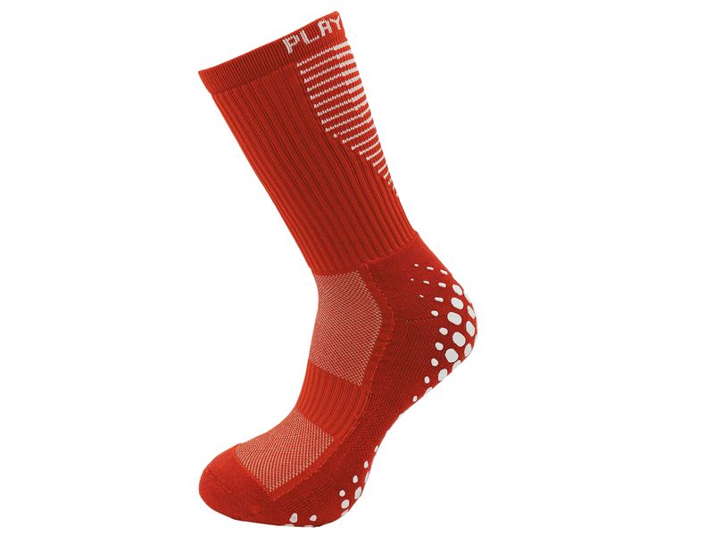PlayWear Grip Socks 34 - 37, Rot Sportsocken