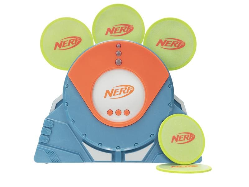 Jazwares Zielscheibe Skeet Shot Disc Launcher Wurfmaschine für den Innen- oder Aussenbereich