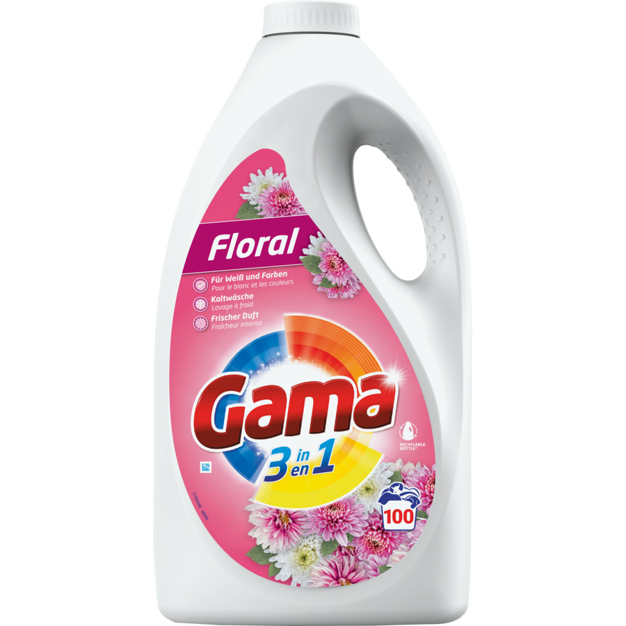 Gama Flüssigwaschmittel Color & Dark 100 Waschgänge