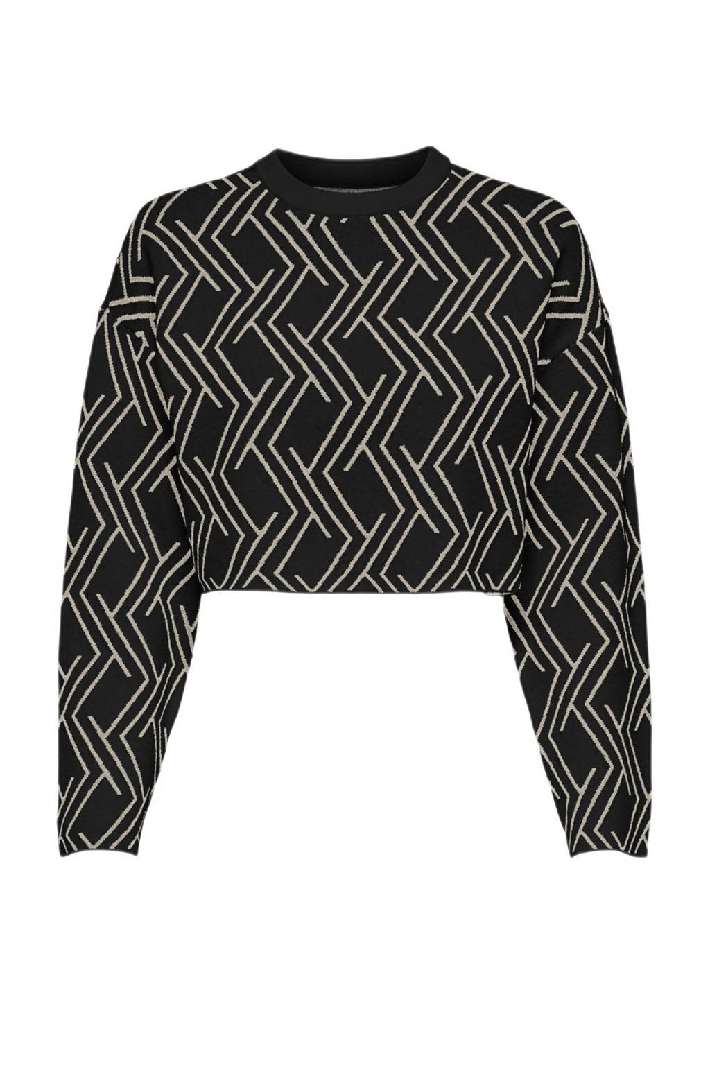 ONLY cropped trui zwart