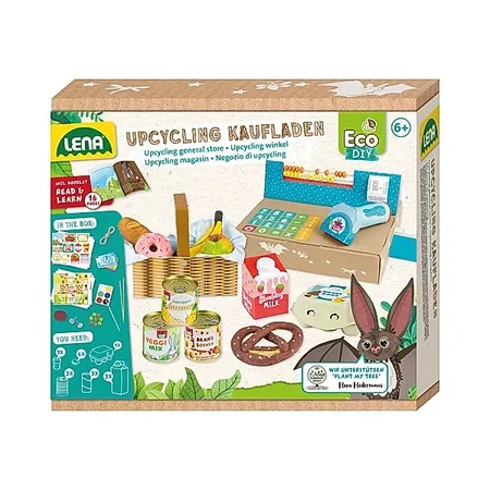 Lena - Eco Upcycling Kaufladen, Faltschachtel