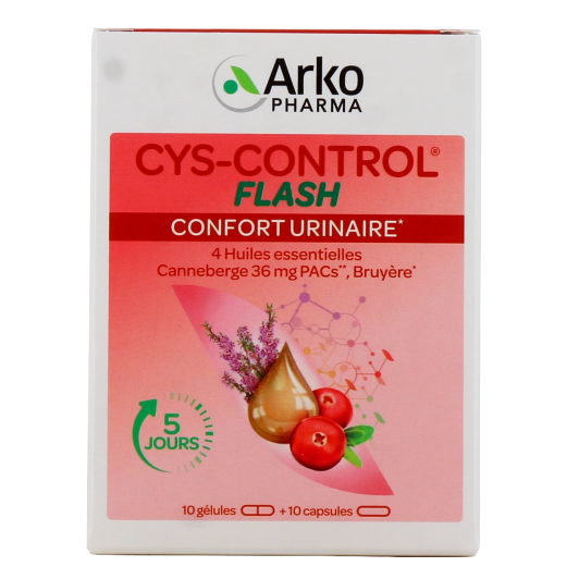 Cys-Control Flash Arkopharma - Confort urinaire