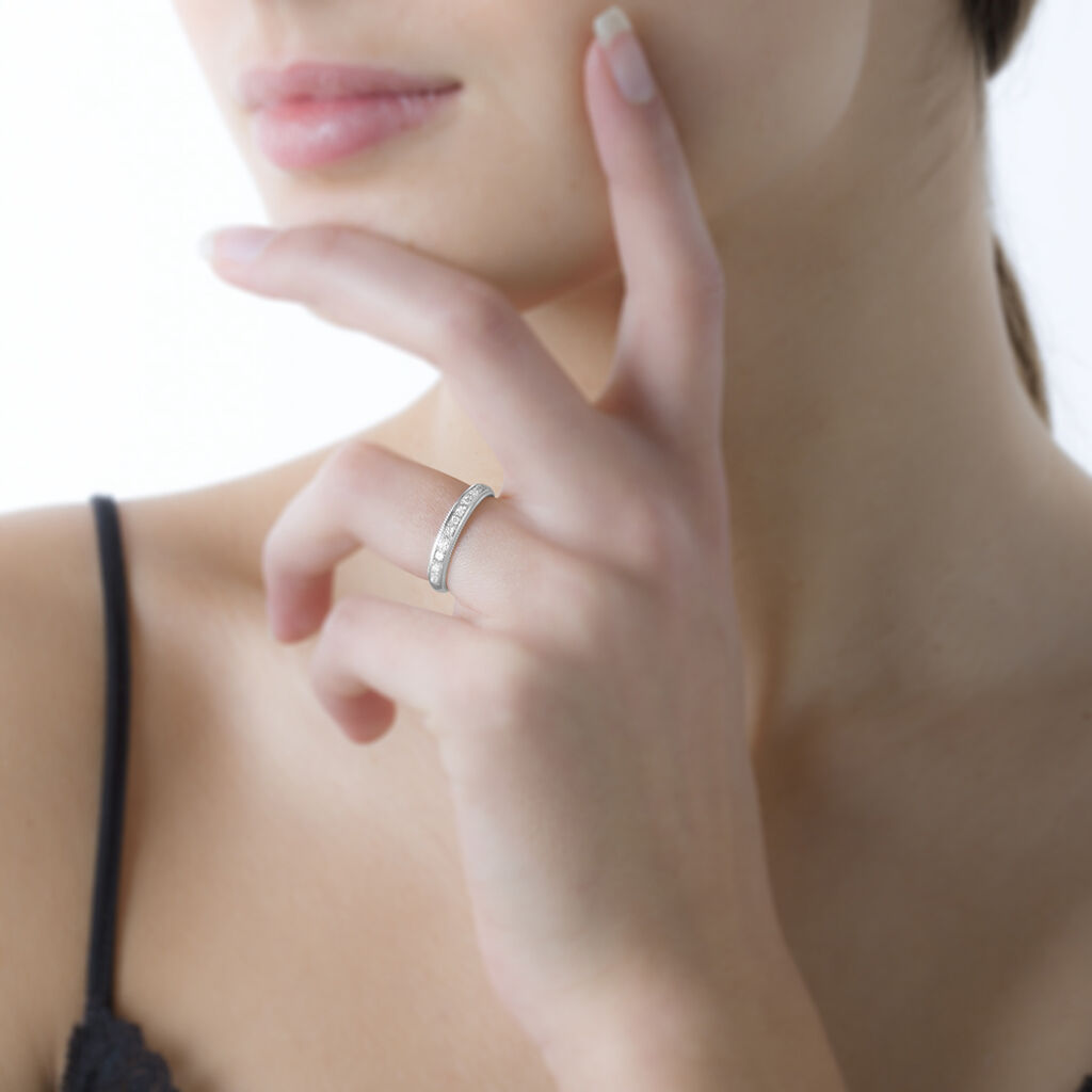 Alliance Tsivia Or Blanc Diamant