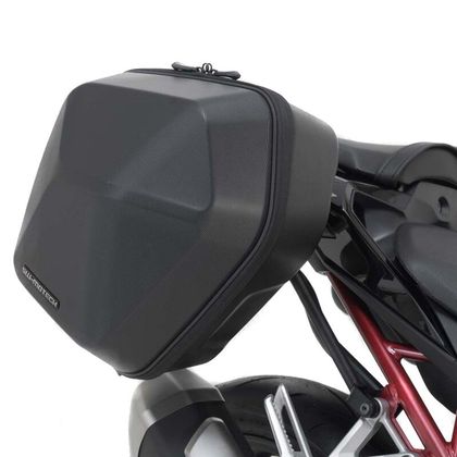 Valise SW-MOTECH KIT COMPLET URBAN ABS Noir (2x16.5 litres) - Noir
