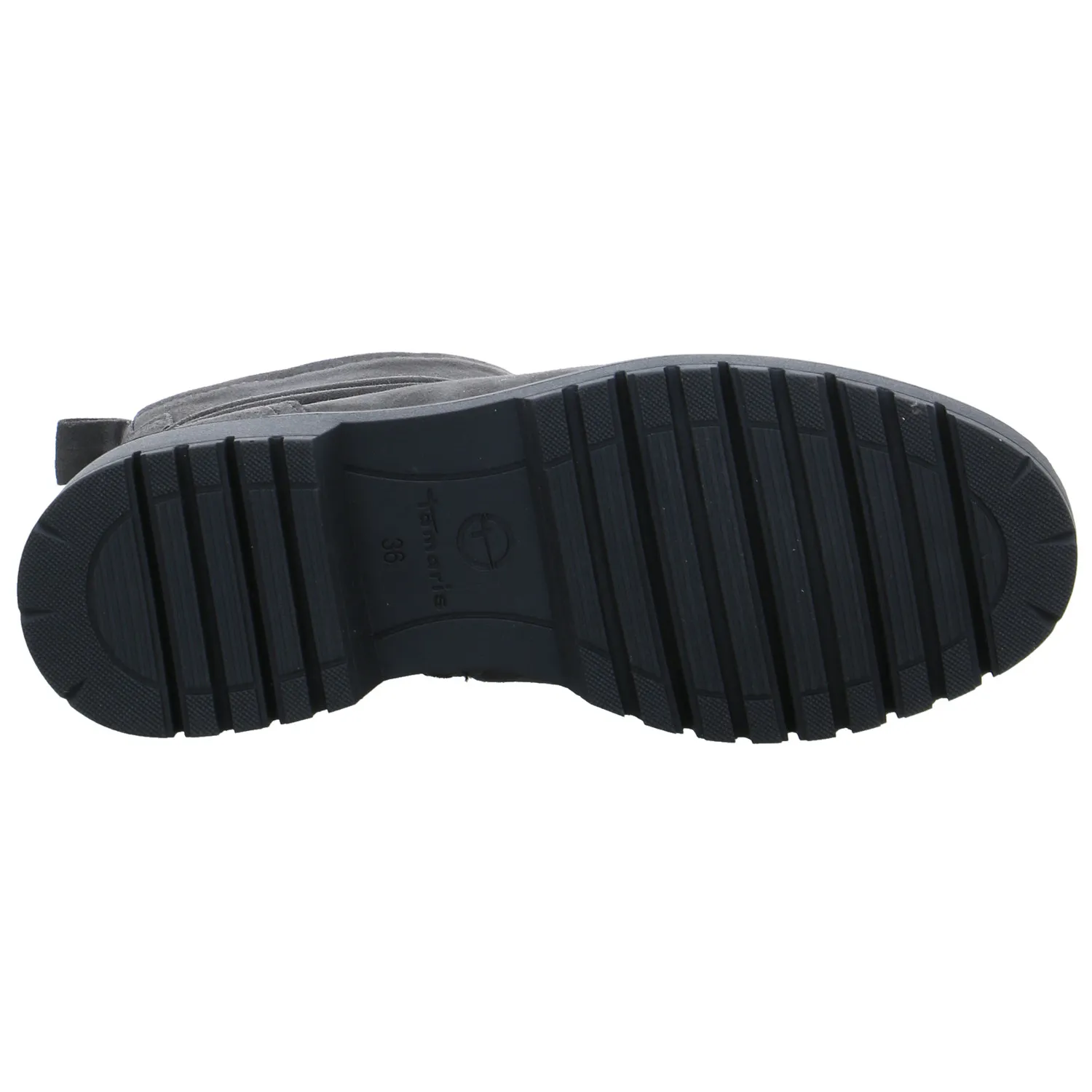 TAMARIS Boot Grau Leder