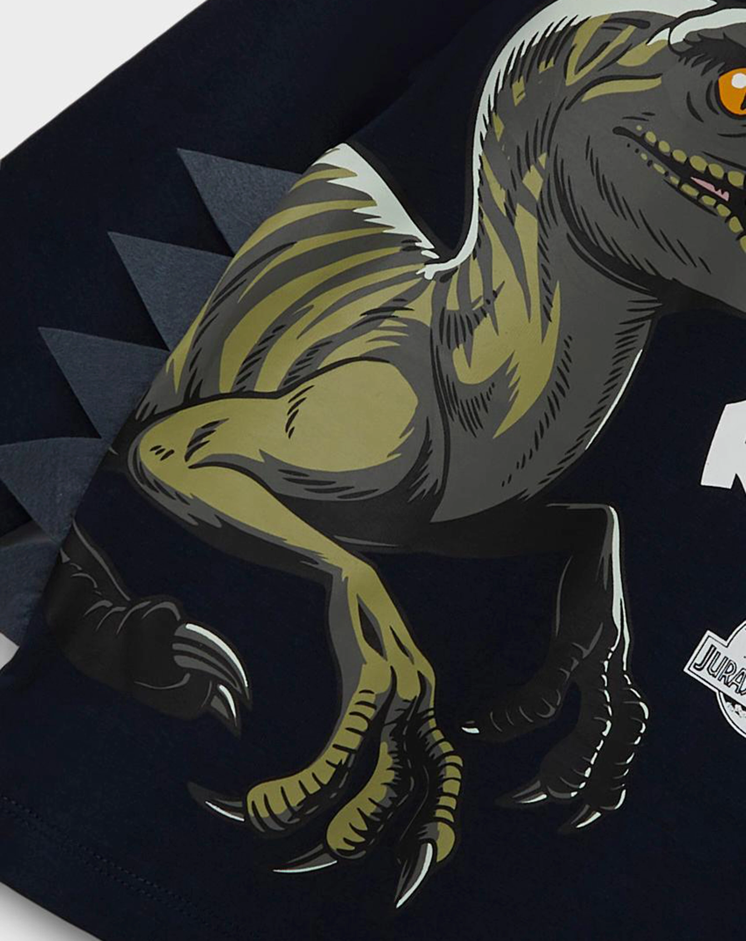 Langarmshirt NMMNOL JURASSIC in dark sapphire