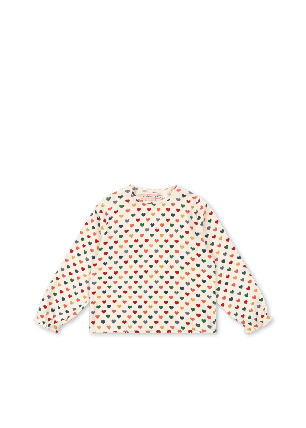 Chleo bluse - coeur coloré - 12M