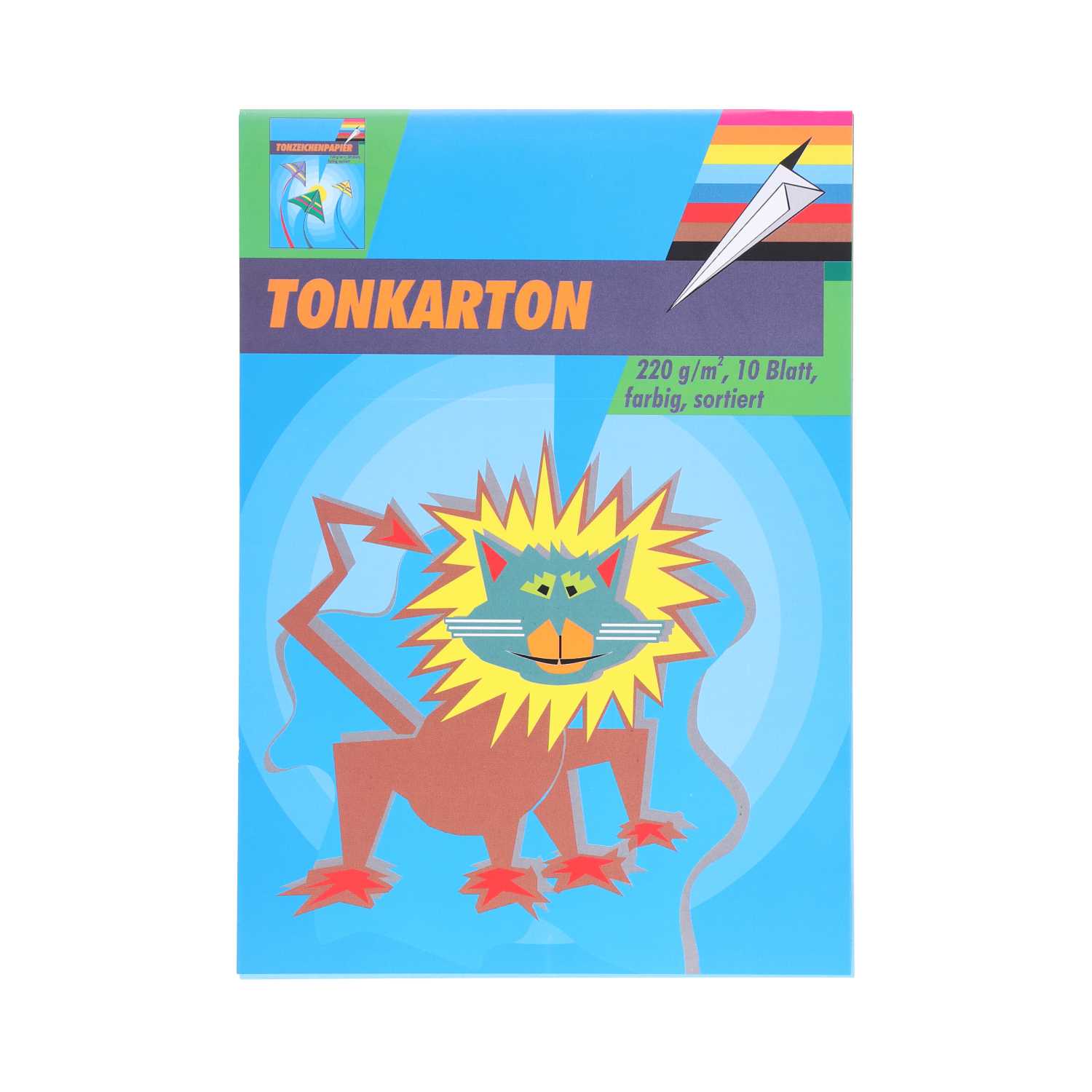 Tonzeichenkarton DIN A4 220 g/m² 10 Blatt