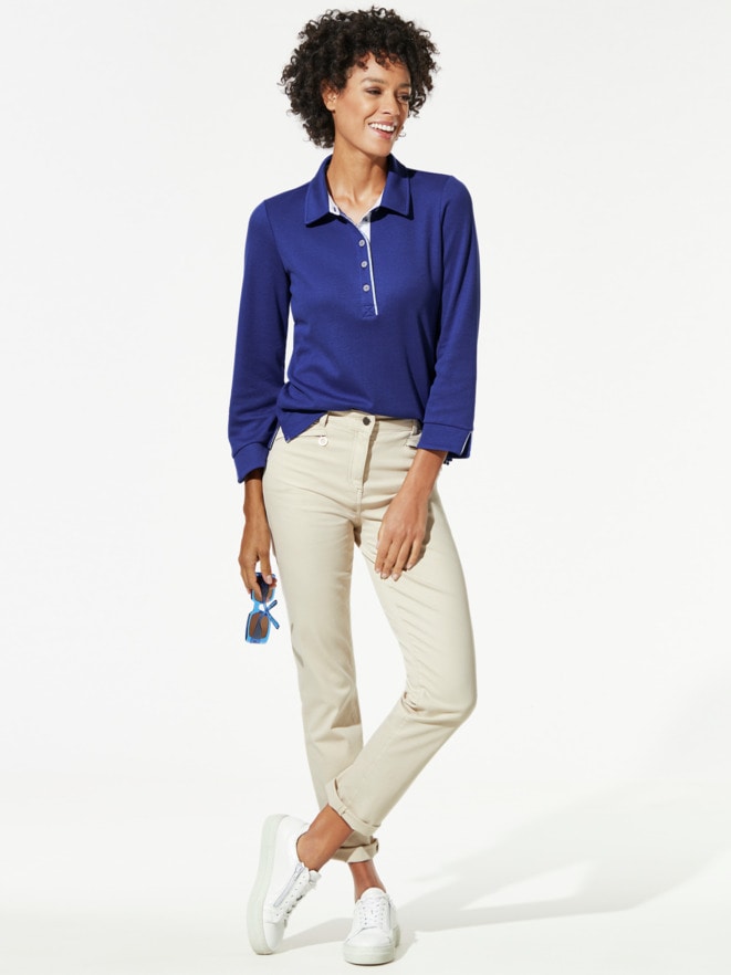 Poloshirt Strukturmuster
