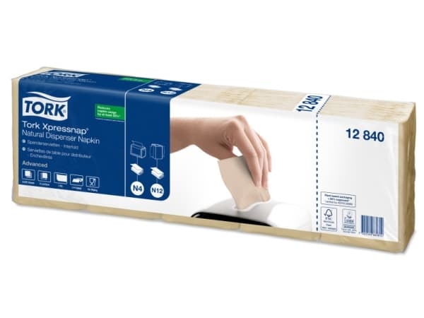 Tork 12840, Naturlig, 330 mm, 21,3 cm, 540 mm, 98 mm, 165 mm