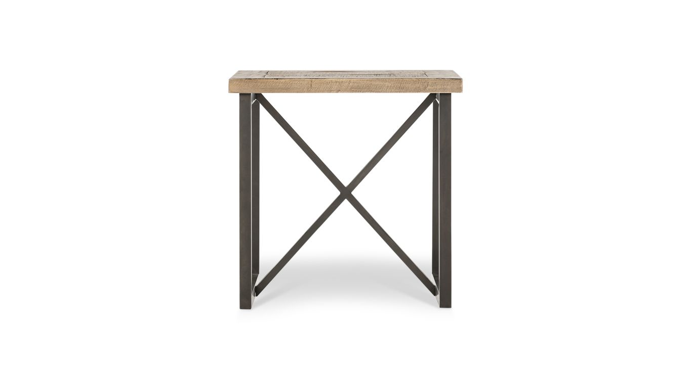 Table de chevet bois marron 55x55x55cm