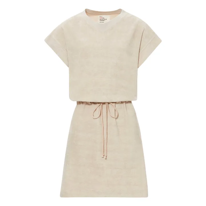 Leon & Harper Robe Rei Eponge Coton Bio | Gris clair