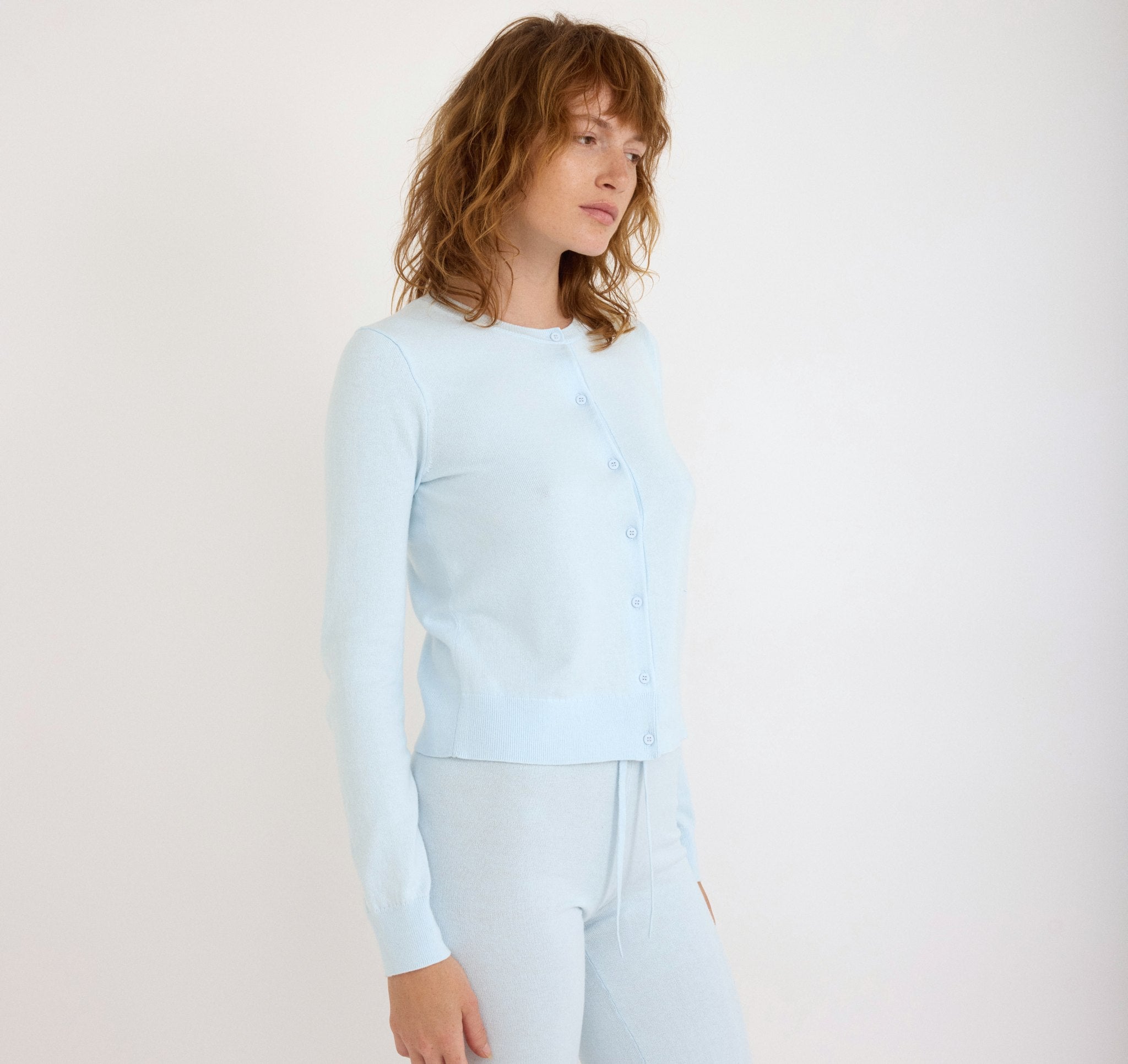 COTTON<br>Soft Knit Slim Cardigan