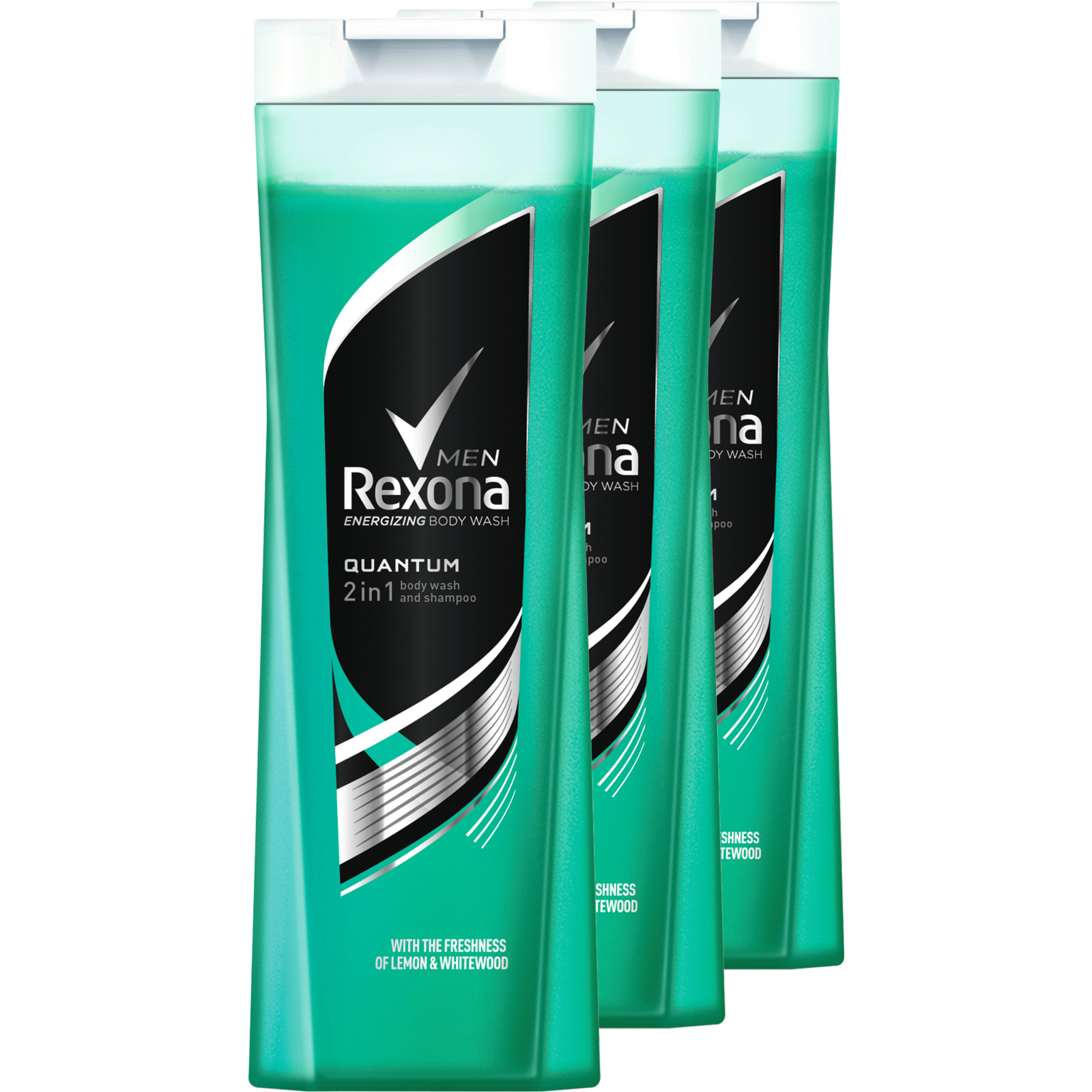 Rexona Duschgel Quantum 2in1 Men 3 x 250 ml