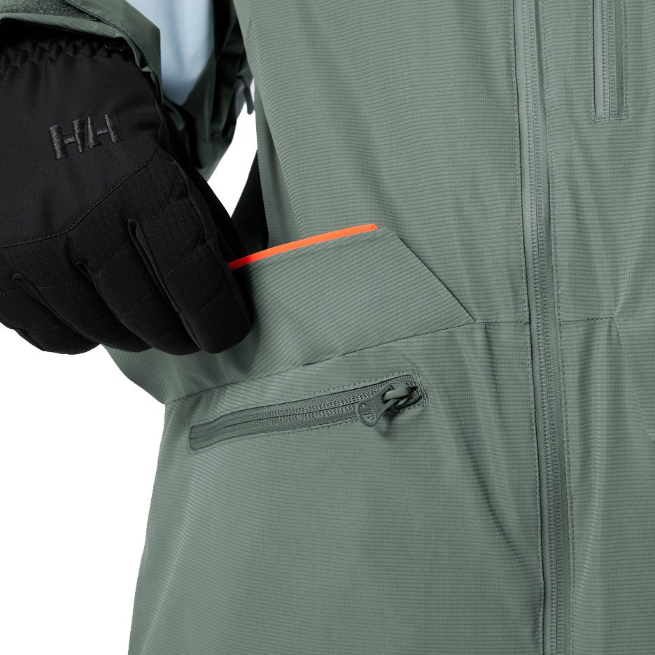 Helly Hansen Powchaser Lifaloft Skijacke Damen trooper