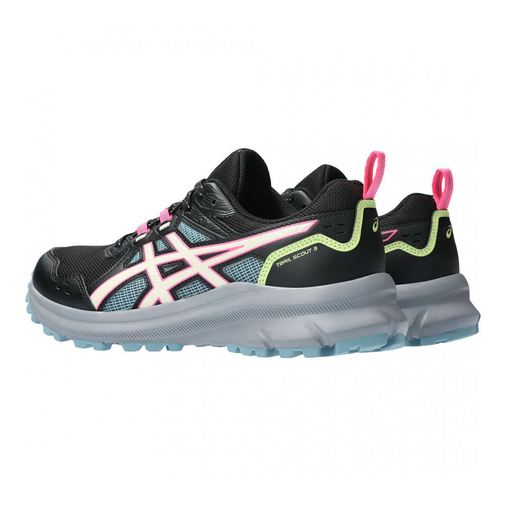 Asics TRAIL SCOUT 3 - Chaussures trail Femme black/birch
