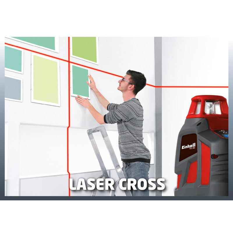 Einhell TE-LL 360° graden kruislijnlaser Rood