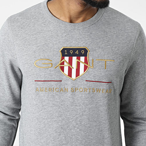 Sweat Crewneck 2046071 Gris Chiné