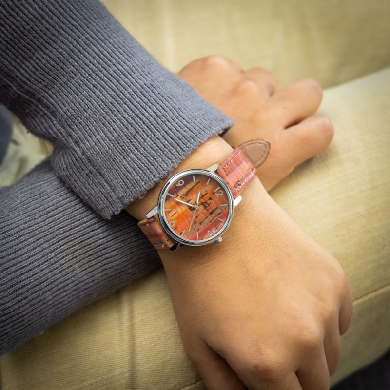 Montre Femme CHTIME bracelet Cuir Marron