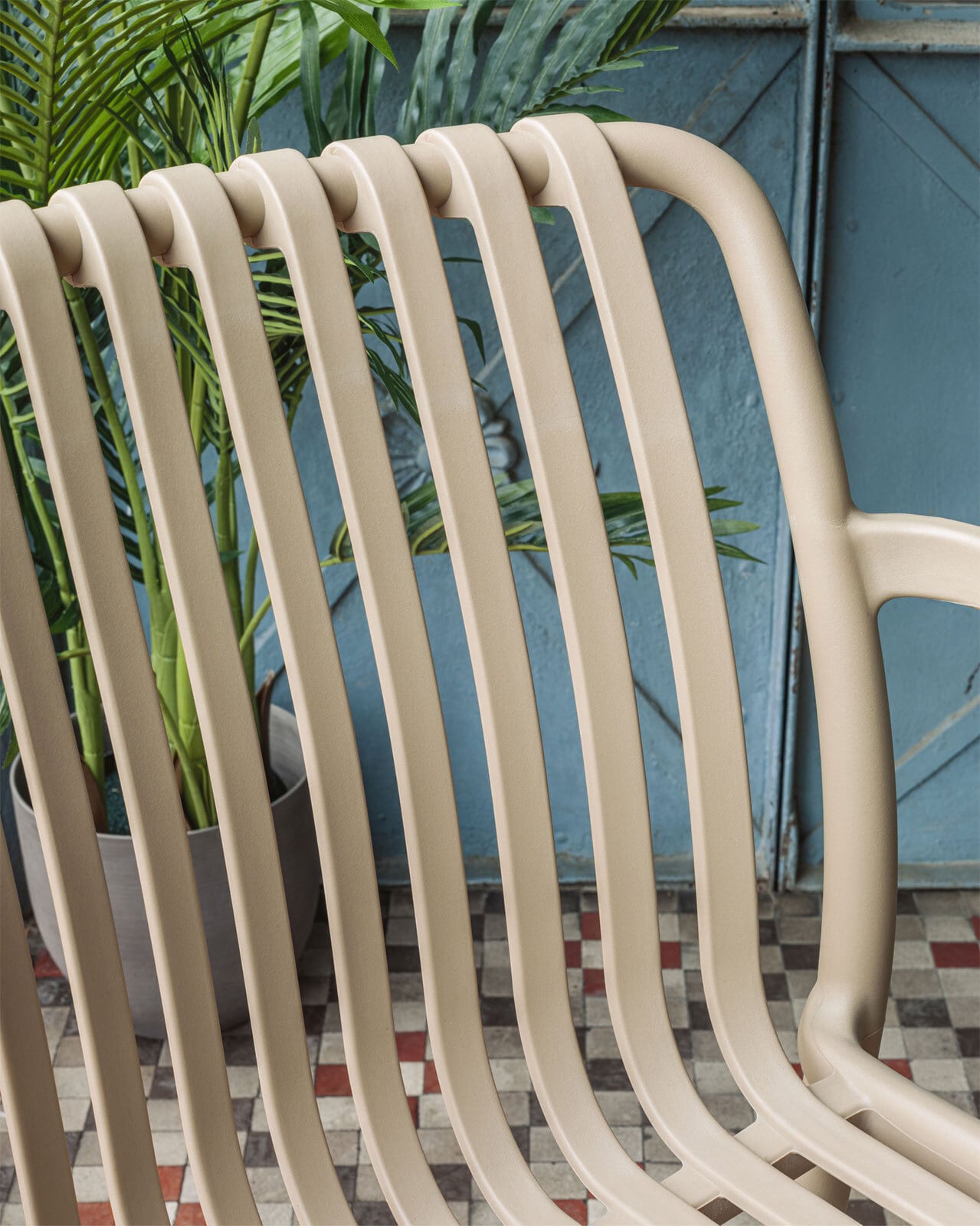 Kave Home Stapelstuhl Garten ISABELLINI 4er Set beige