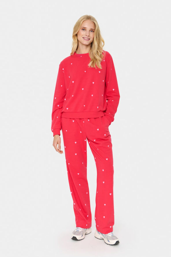 Saint Tropez DagnaSZ Sweatshirt Viva magenta bonbon harts