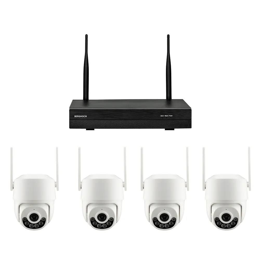 BERGHOCH 4x 8MP 4K WLAN WiFi Kamera Set