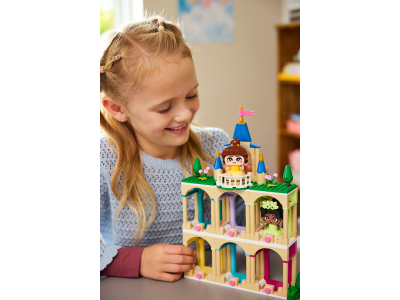 LEGO Mini Belle en Tiana met kasteel (43291)