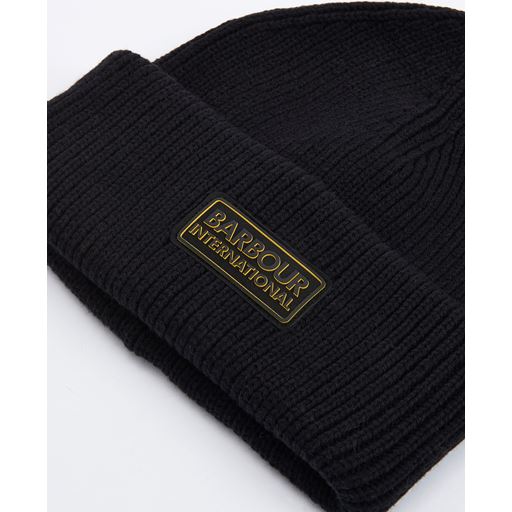 Barbour International Flex Beanie, Black, One size