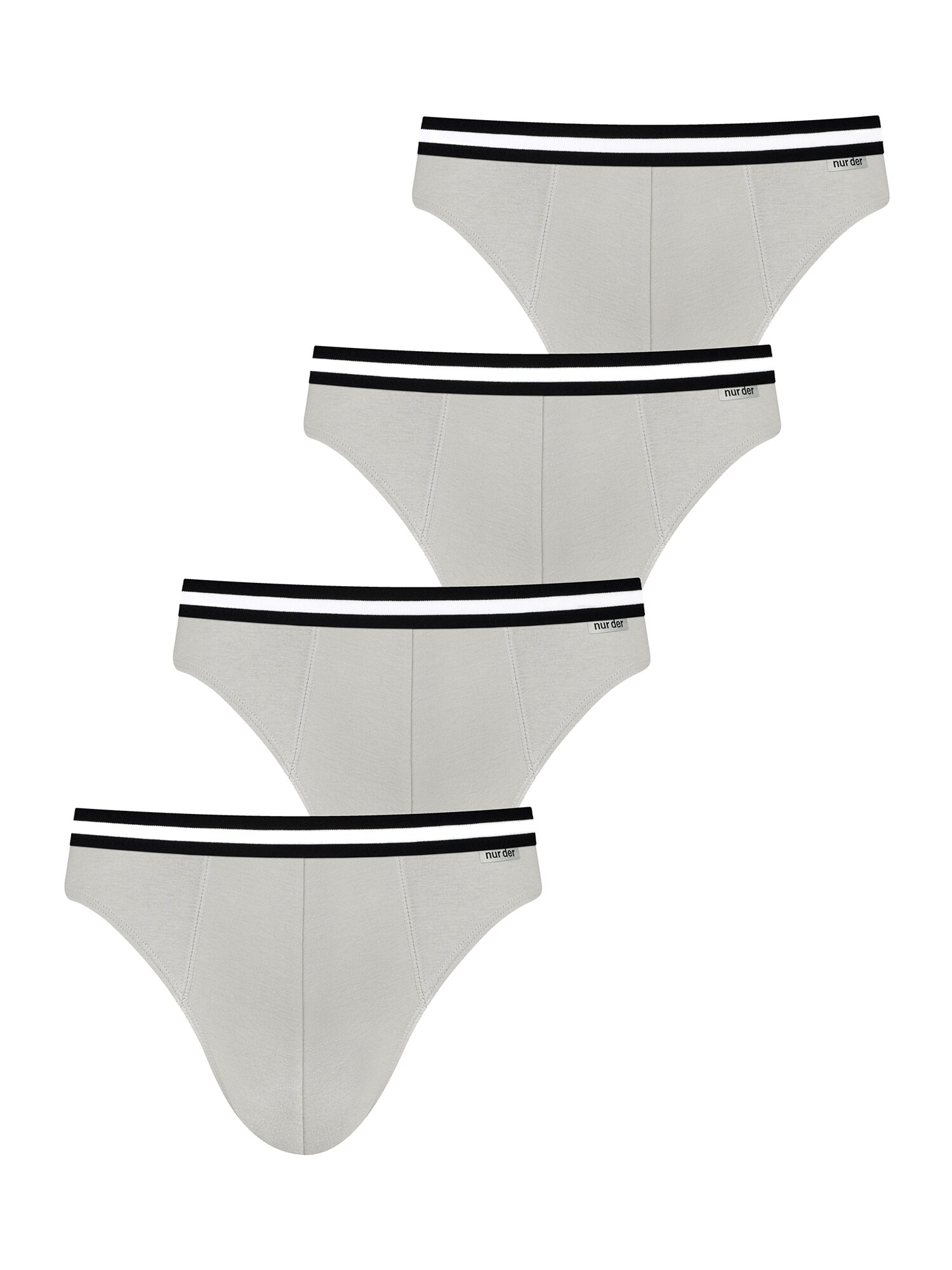 NUR DER Herren Slip Cotton Stretch 4er Pack