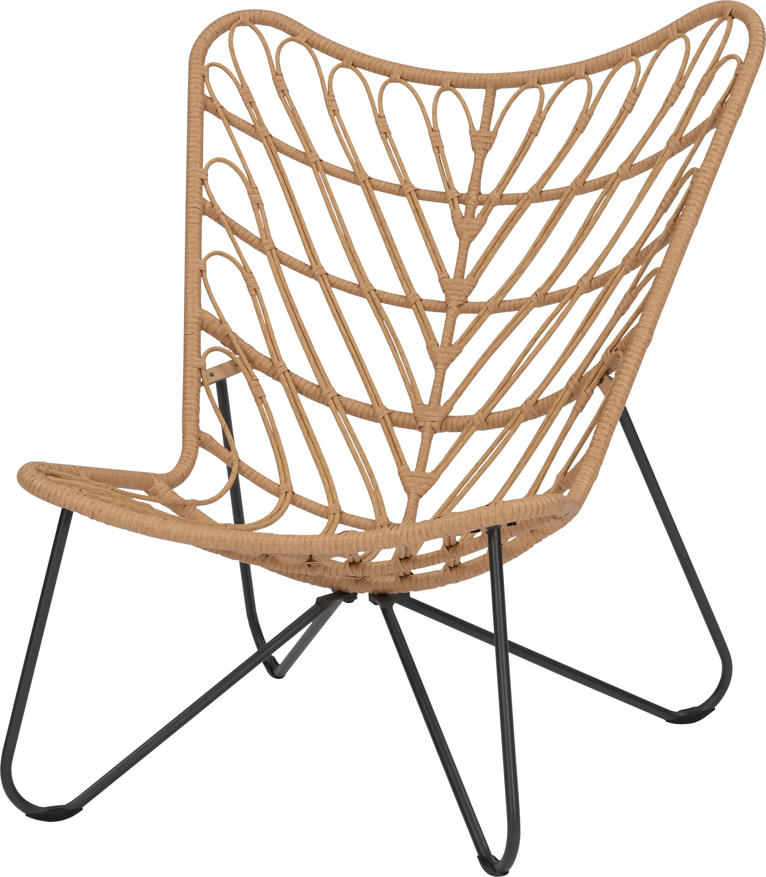 Intratuin loungestoel Vlinder naturel