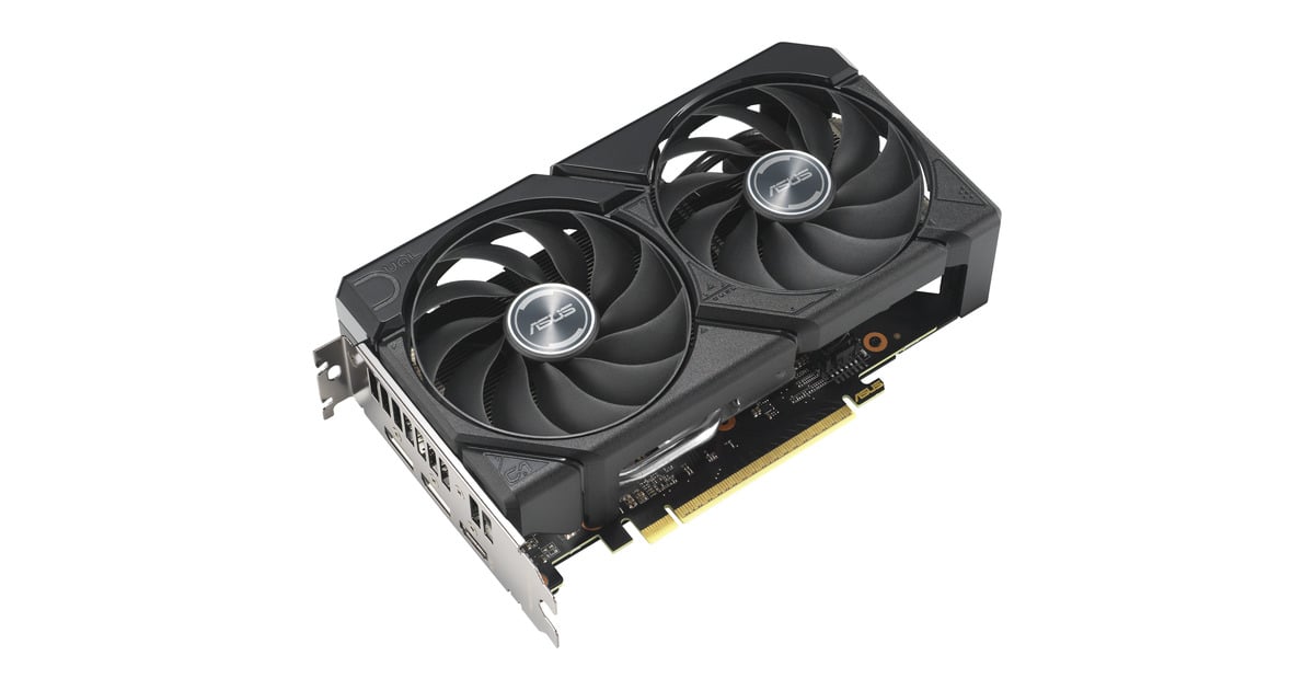 ASUSDUAL Radeon RX 9060 XT 16GB grafische kaart  (2x DisplayPort, 1x HDMI)