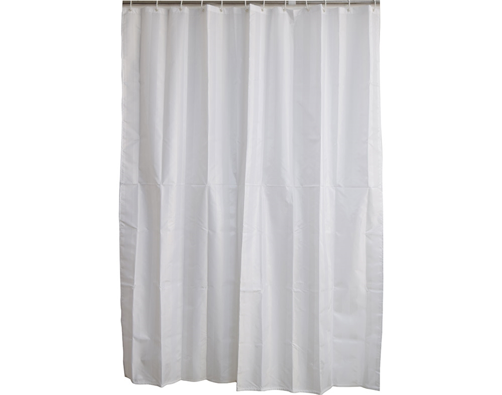 CORTINA DUCHE SEM ARGOLAS ACTUEL RISCAS 180X200CM