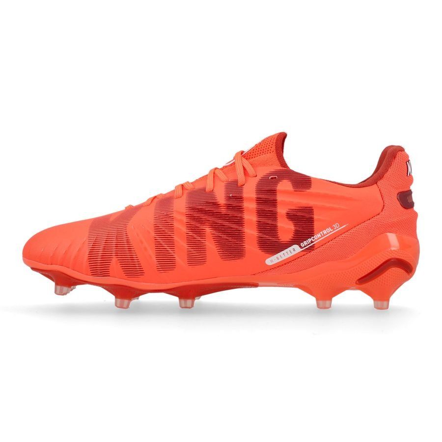 PUMA King Ultimate FG/AG Unlimited - Glowing Red/Blanc/Red Fire Femme