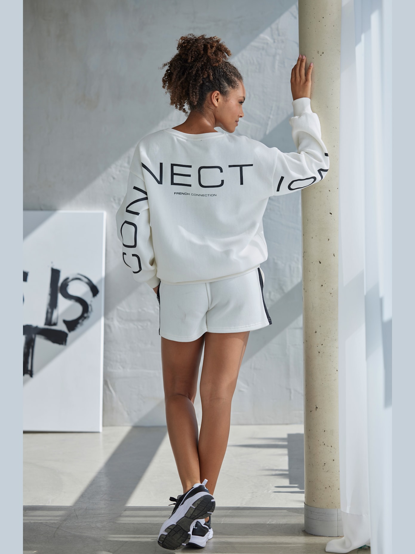 Sweatshirt avec logo imprimé