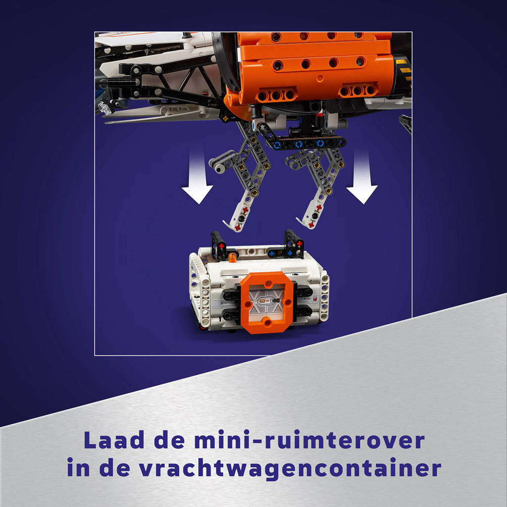 Gaaf ruimteschip met veel optiesVTOL Vrachtruimteschip LT81 Ruimte Speelgoed Bouwpakket voor Kinderen 42181