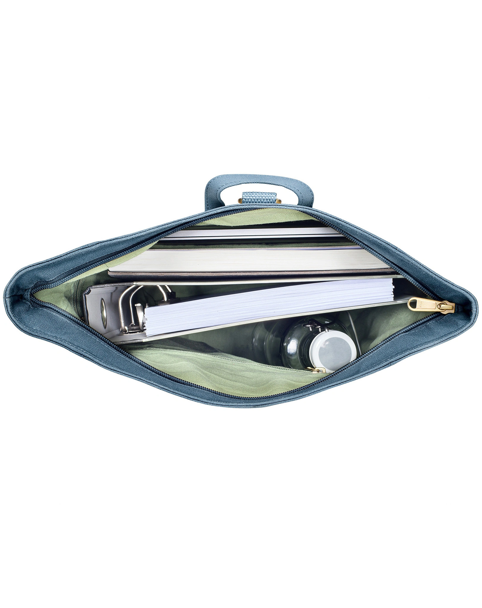Fitz & Huxley Rolltop-Rucksack CONVEYOR 12l, vegan, jeans