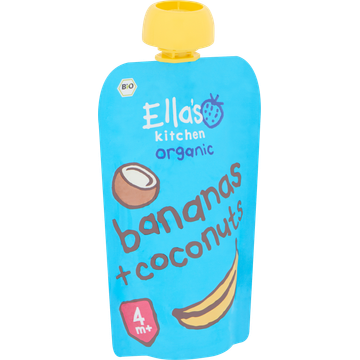 Ella's Kitchen Bananen + kokos 4+ biologisch 120 g