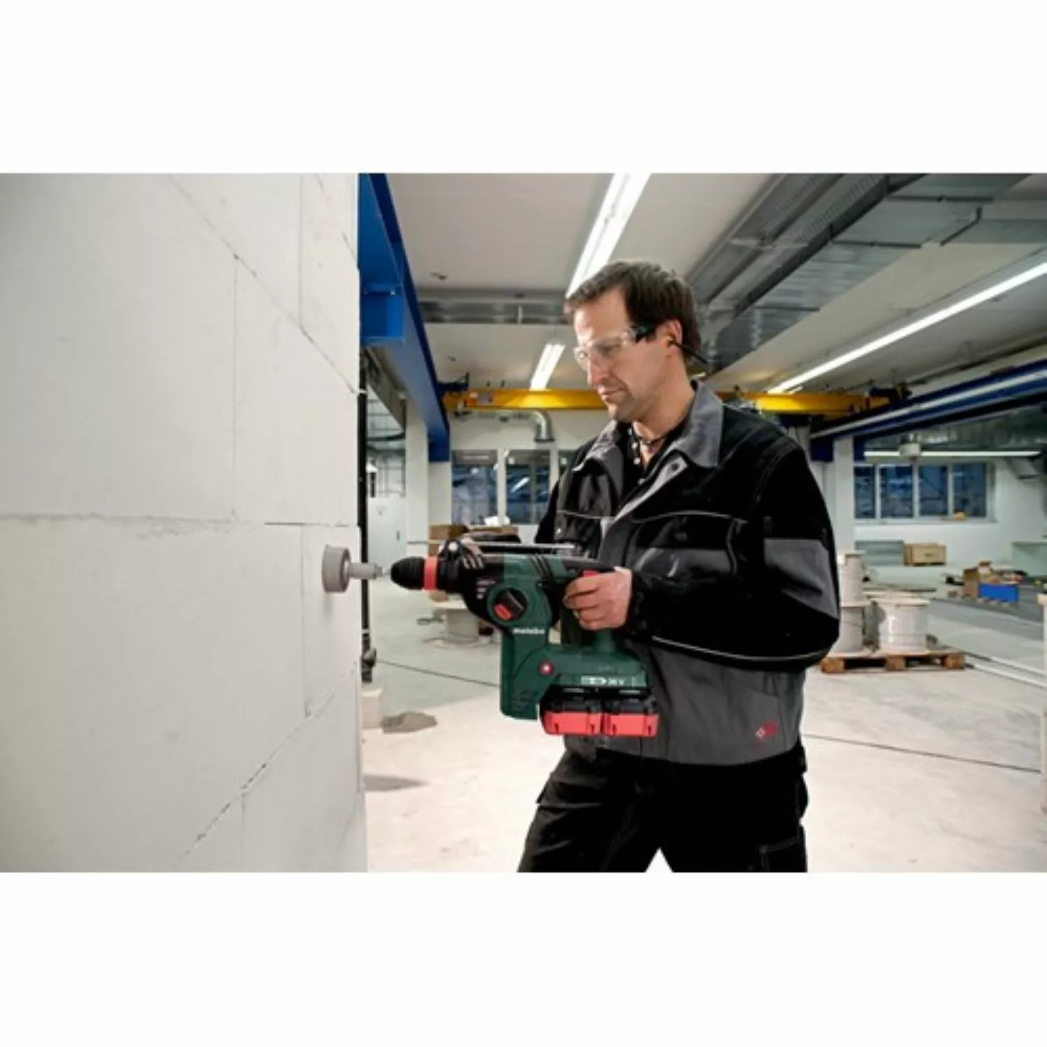 Metabo KHA 36-18 LTX 32 36V (2x 18V) LiHD Accu SDS-plus combihamer set (4x 8.0Ah accu) in MetaBox - 3,1J