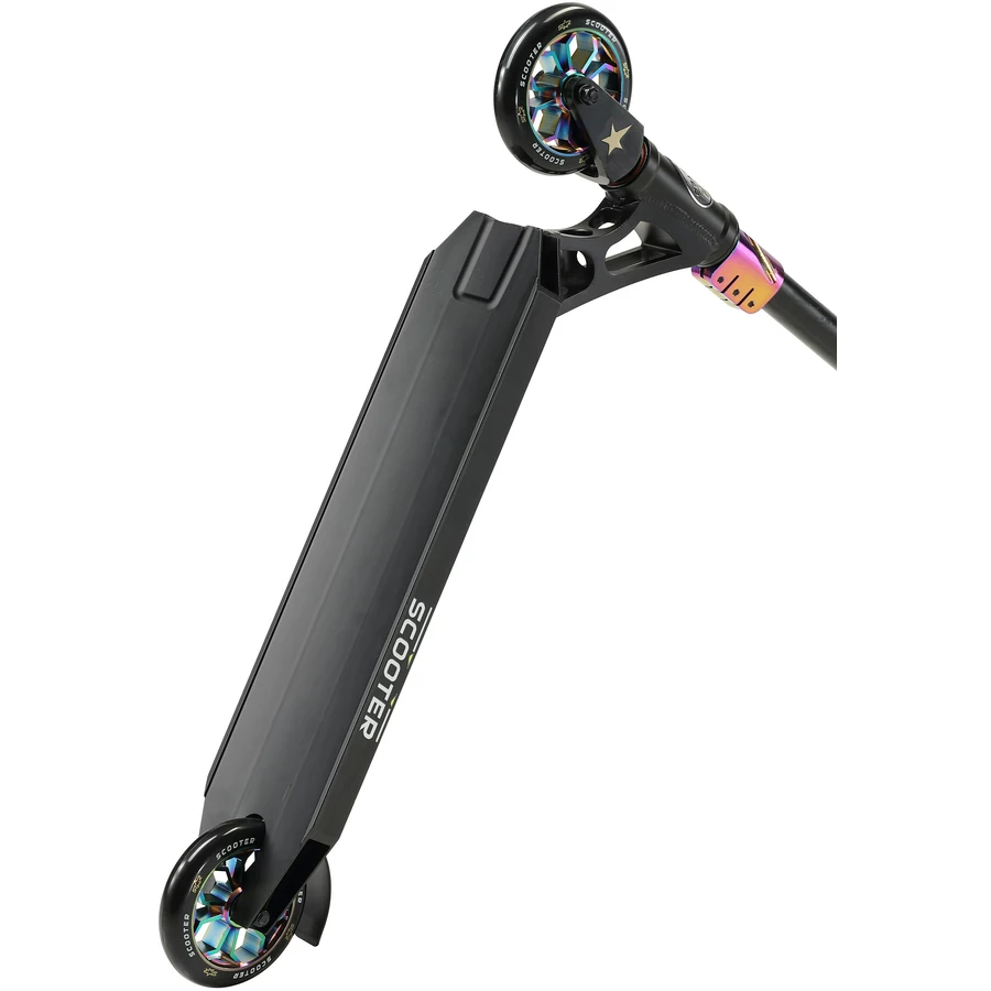 Star Scooter Roller Stunt Trick 120mm Professional schwarz, chrom
